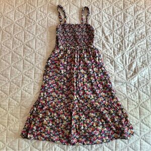 Gap Floral Tiered Midi Dress